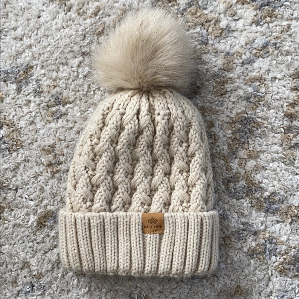 Page One Pom Beanie